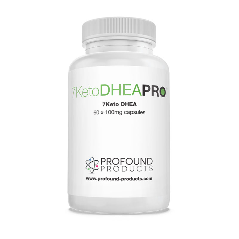 DHEA PRO an Adrenal Hormone tablet container with white background