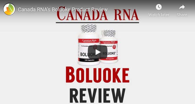 YouTube video screenshot of Canada RNA's Boluoke product review