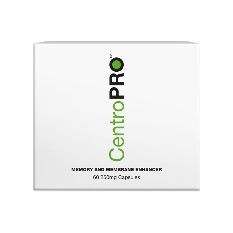 CentroPRO memory and membrane enhancer product packaging