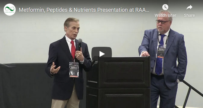 Screenshot of an IAS YouTube video about Metformin, Peptides & Nutrients Presentation