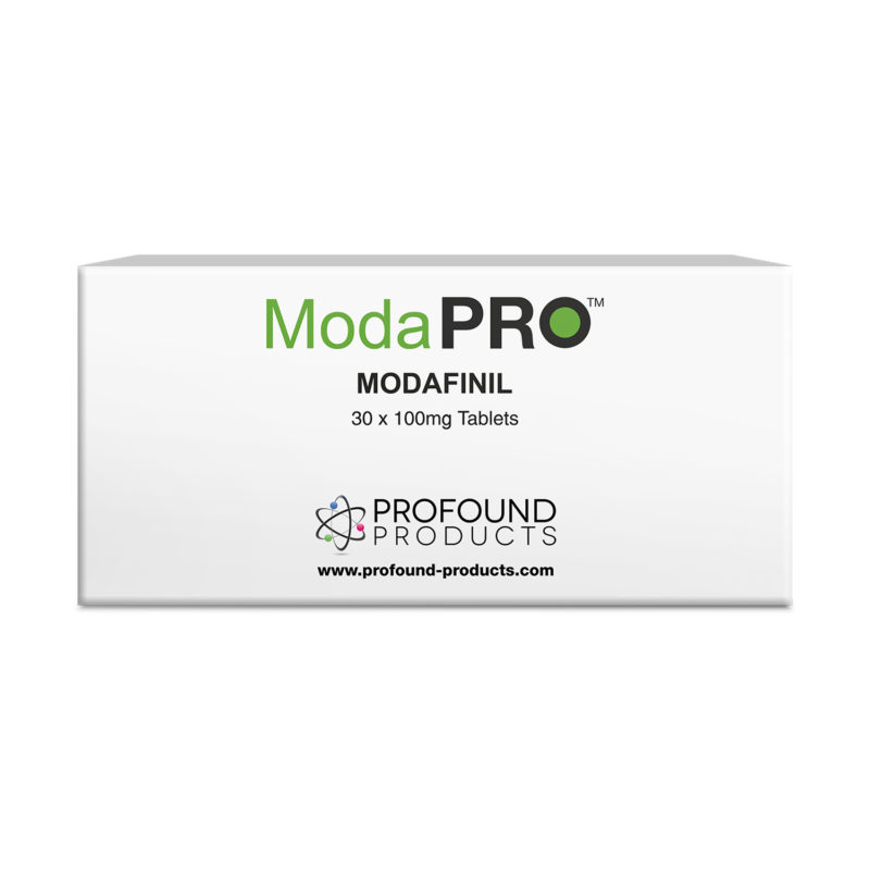 ModaPRO product packaging for MODAFINIL tablets