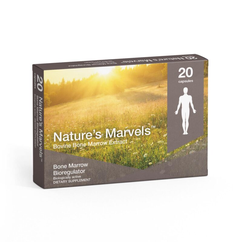 Bone Marrow Bioregulator dietary supplement product packaging
