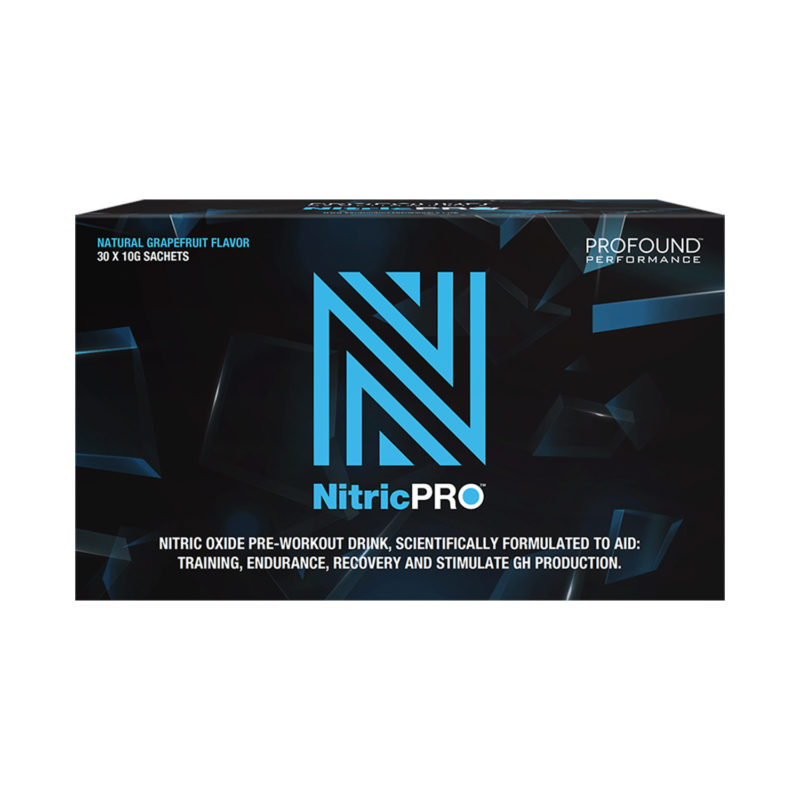 NitricPRO nitric oxide supplement product packaging
