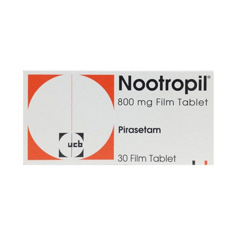 Nootropil product packaging for Piracetam