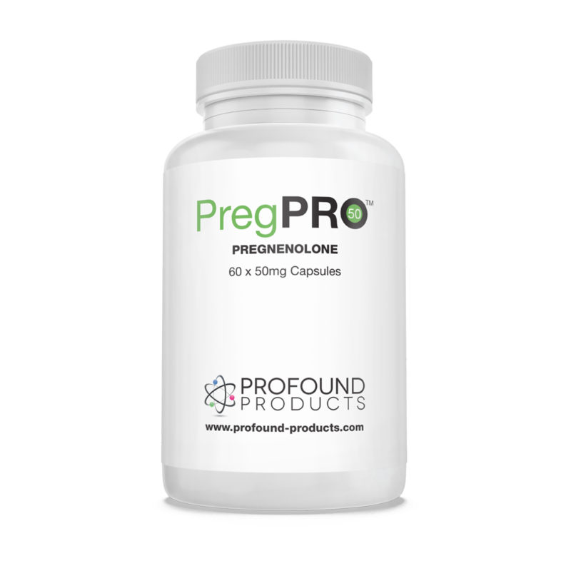 PregPRO product packaging for Pregnenolone capsules