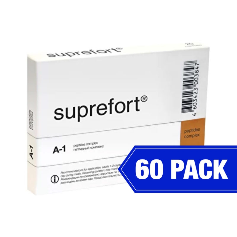 Suprefort supplements product packaging