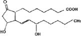 the chemical structure of alprostadil