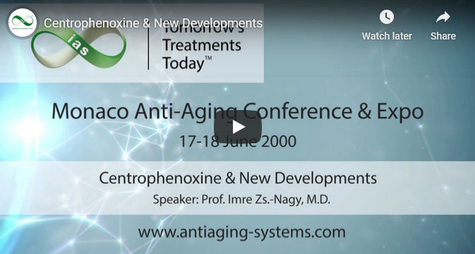 YouTube video screenshot of Centrophenoxine & New developments