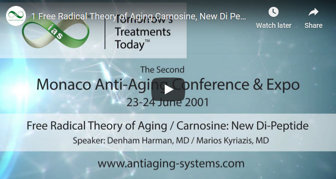 YouTube video screenshot of Free Radical Theory of Aging