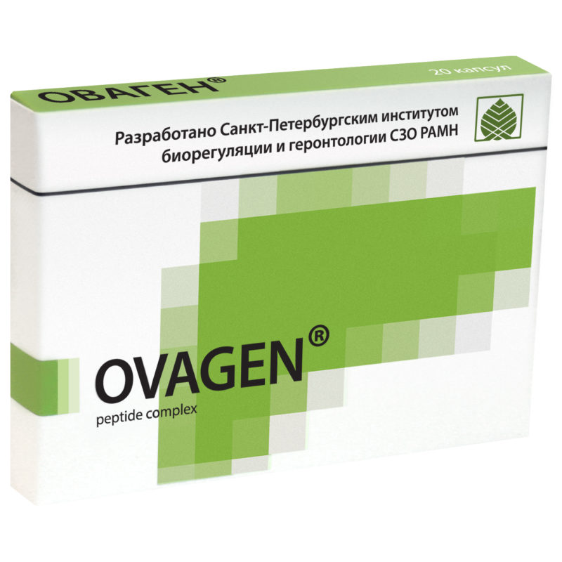 Ovagen Peptide complex product packaging