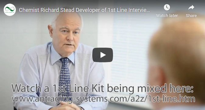 YouTube video screenshot of an interview with Chemist Richard Stead