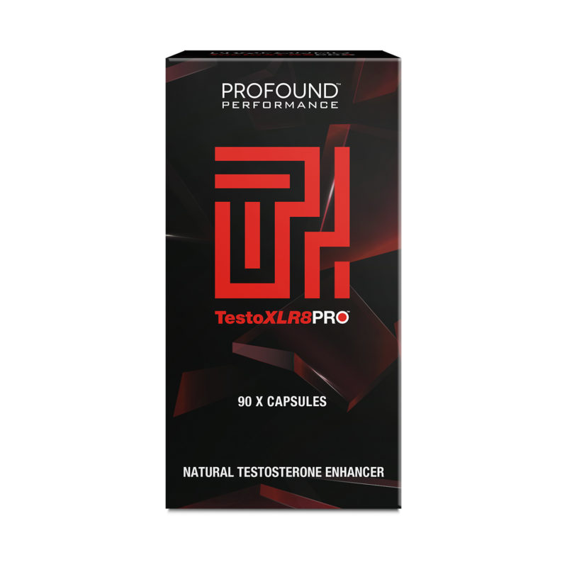 TestoXLR8PRO Testosterone enhancer product packaging